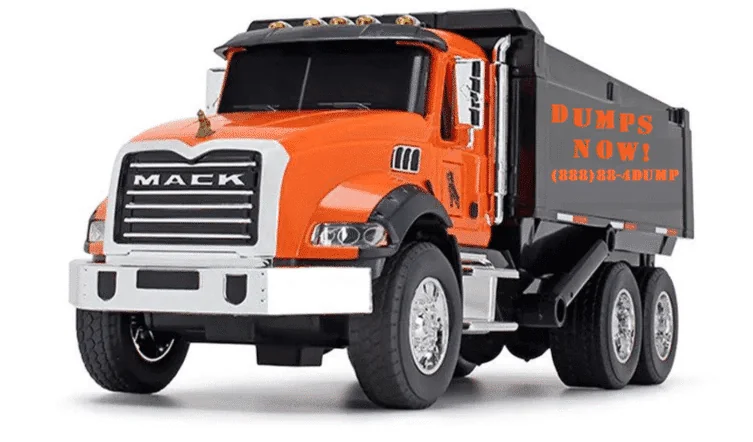 Heavy duty commercial roll-off truck