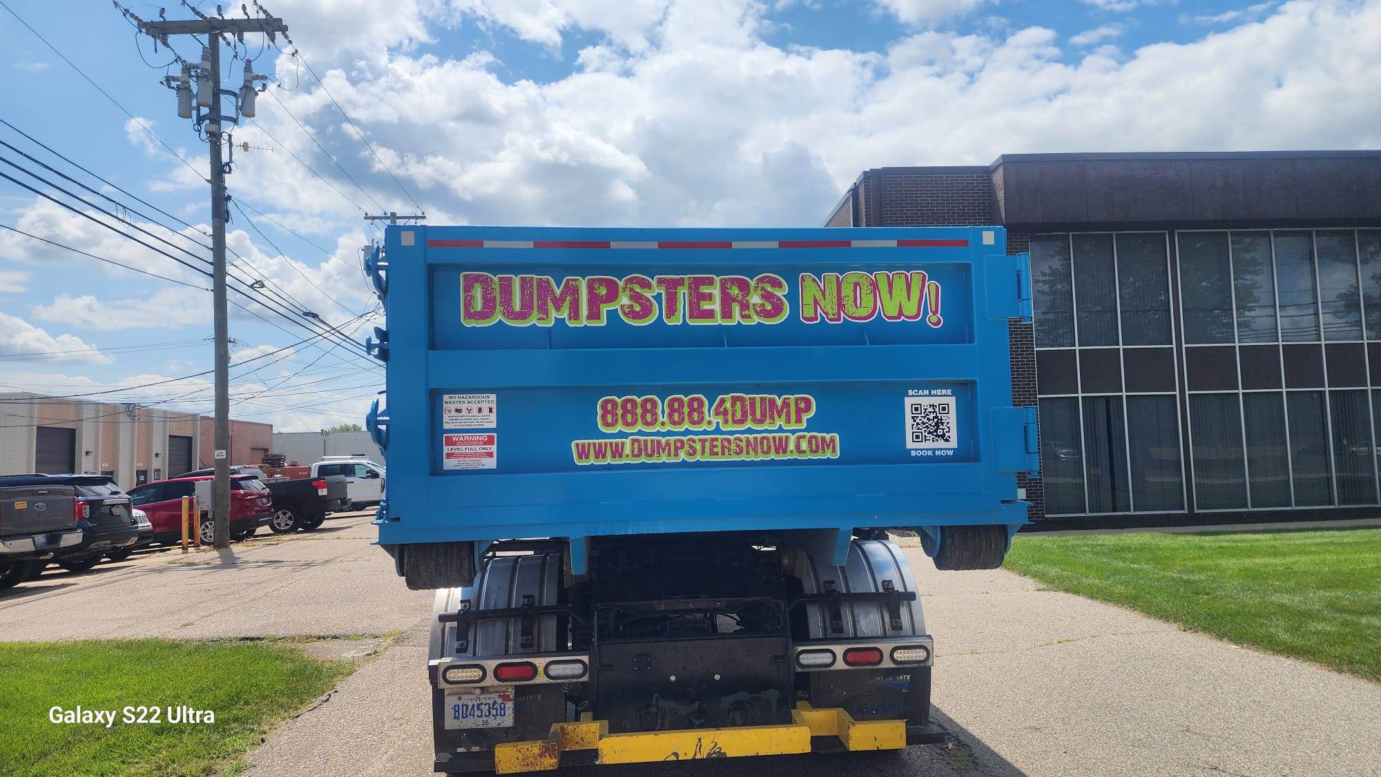 Roll off dumpster placement in Plymouth MI