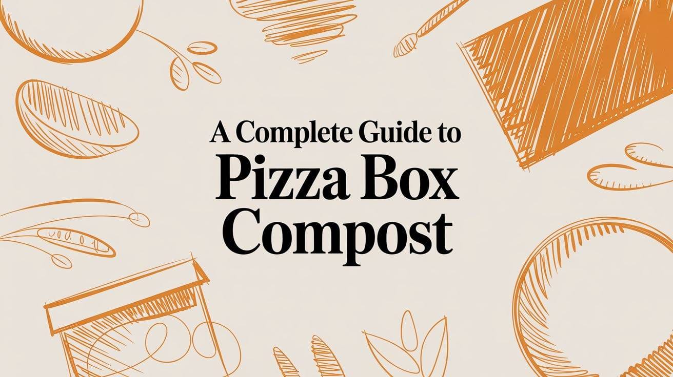 Guide to composting pizza boxes
